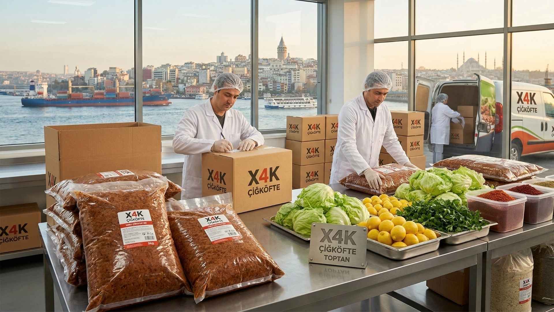 İstanbul Avrupa Yakası X4K Çiğköfte Aynı Gün Teslimat Araçları