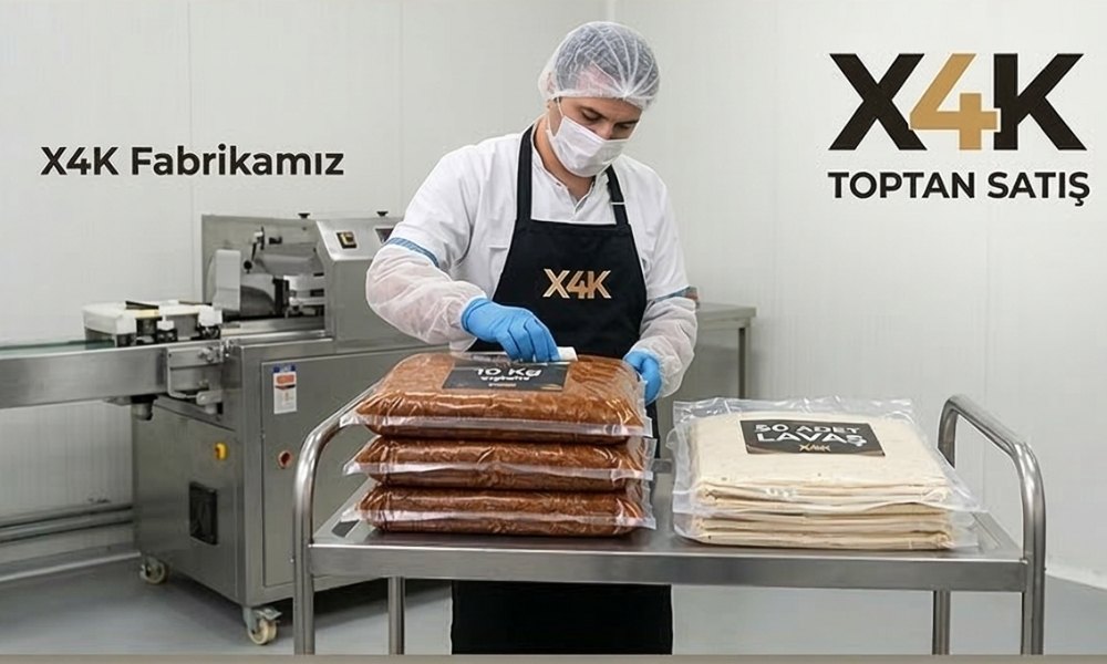 10 Kg Toptan Çiğköfte, 50 Adet Lavaş ve X4K Burger Sos